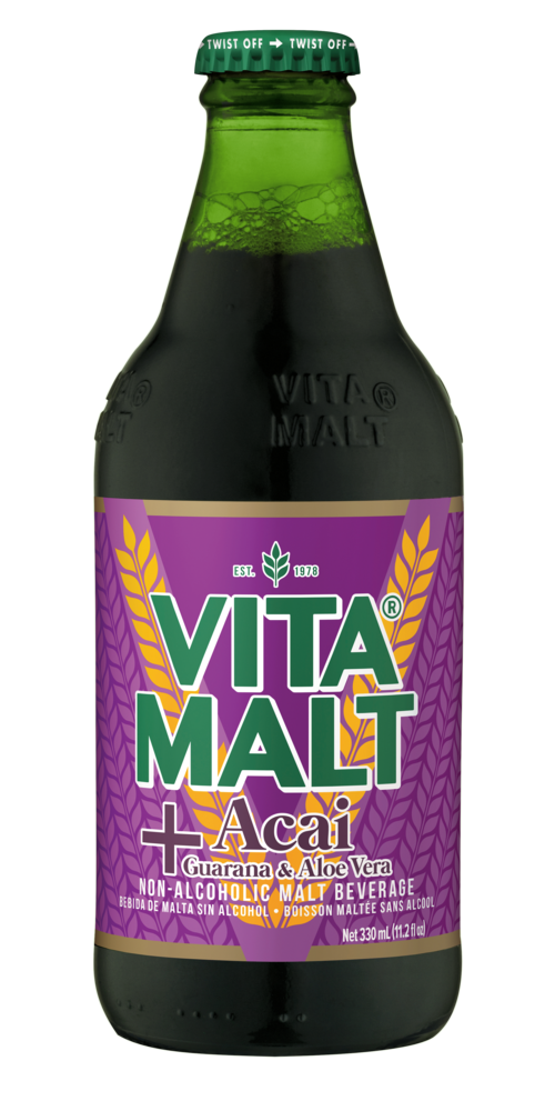Vitamalt Plus Acai Non-Alcoholic Malt Beverage product image